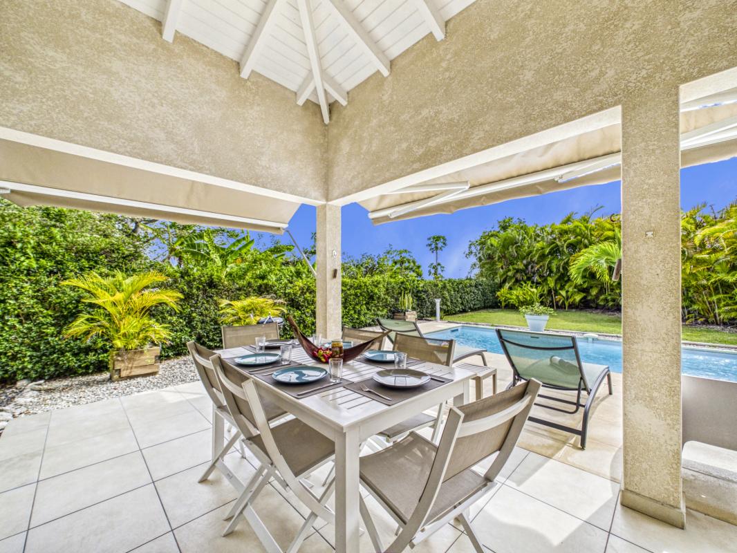 7.Location villa piscine proche plage Saint François Guadeloupe